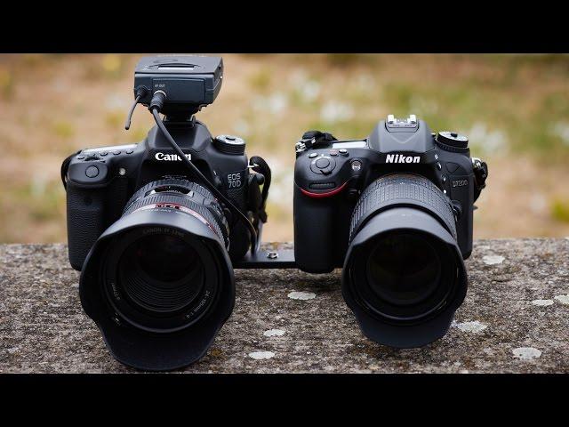 Nikon D7200 vs Canon 70D - Bildqualität, Video-Autofokus und Ausstattung im Vergleich [Deutsch]