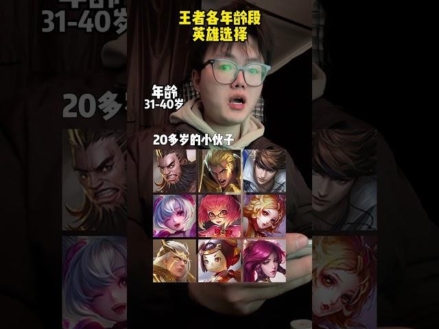 40岁以上的王者荣耀玩家居然那么多
