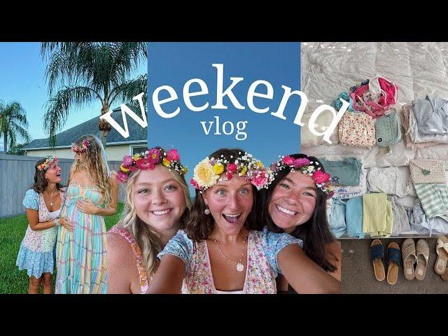 spend the weekend with me: garden party, road trip to GA, & crafting!!!