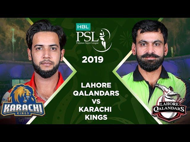 Match 5: Full Match Highlights Lahore Qalandars vs Karachi Kings | HBL PSL 4 | 2019