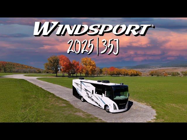 2025 Windsport 35J | Sleeping For 7 | Residential Fridge | RV Review