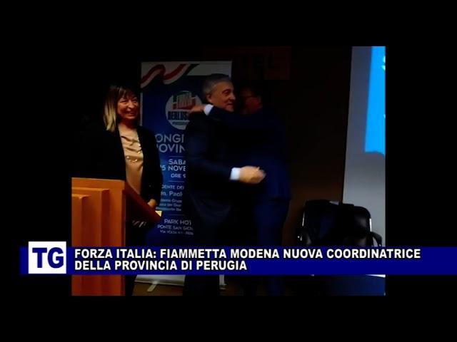 FORZA ITALIA: FIAMMETTA MODENA COORDINATRICE PROVINCIALE DI PERUGIA