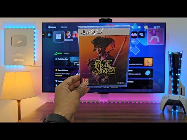 Like A Dragon Pirate Yakuza in Hawaii (Unboxing + Gameplay) PS5 4K HDR 60FPS