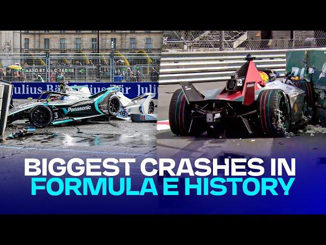 "CHAOS at turn one!"  | Biggest crashes in Formula E history