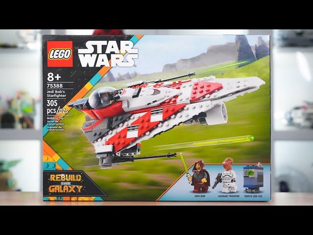 LEGO Star Wars 75388 JEDI BOB’S STARFIGHTER Review! (2024)