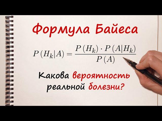 Формула Байеса. Какова вероятность болезни?