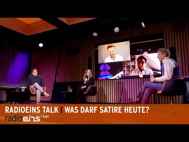 Was darf Satire heute? I Der radioeins Talk