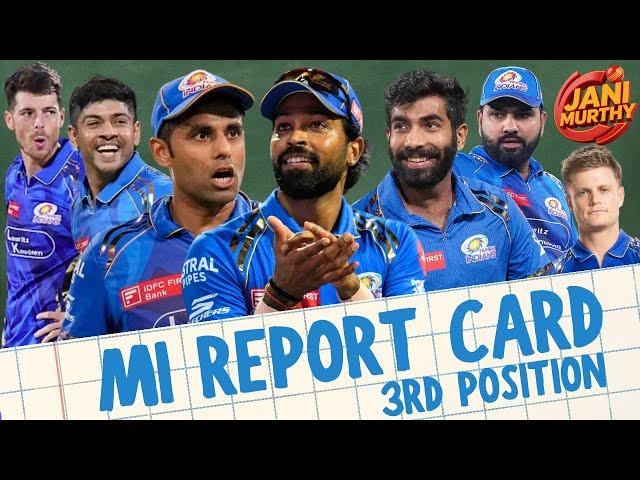 MI Report Card | Tata IPL 2025 | End of Season Review | Live with Jani