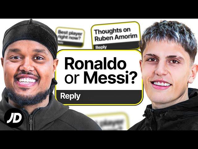 GARNACHO ON MESSI OR RONALDO DEBATE  | The Timeline w/ Chunkz