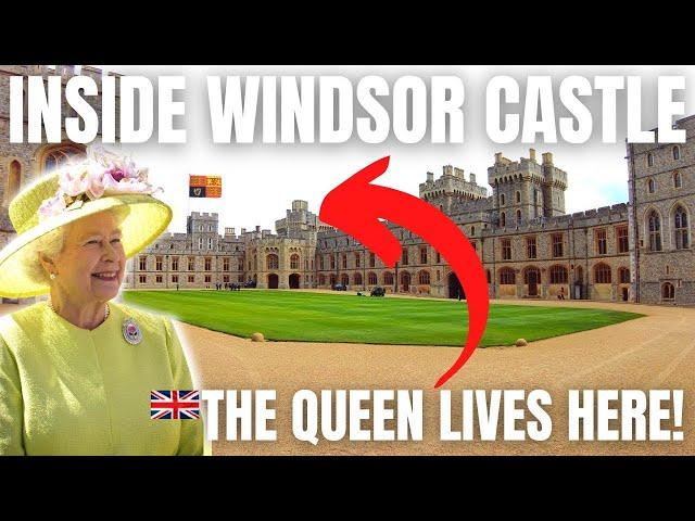 Inside Windsor Castle & Windsor Tour, England - RIP Queen Elizabeth