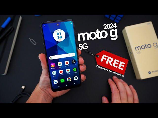 The 2024 Moto G '5G' Is The Worst Option...But It's Free So...??? (Full Review)