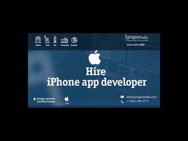 Hire iPhone app developer- SynapseIndia