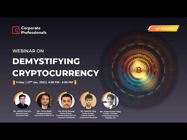 Webinar on “Demystifying Cryptocurrency”