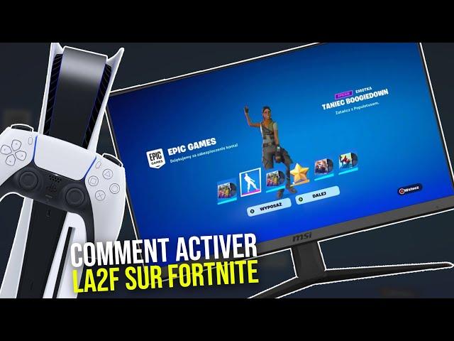 Comment activer la2f sur Fortnite PS5/PS4 - Fortnite activer l'a2f