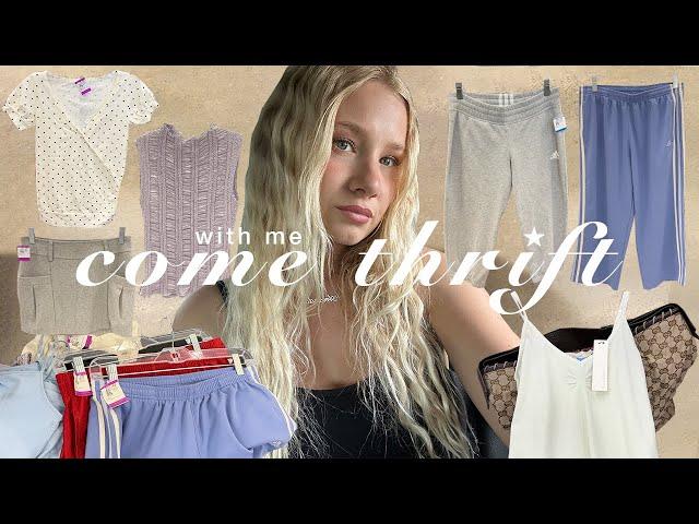 THRIFTING MY SUMMER WARDROBE | 2024 summer trends