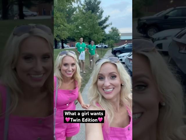 What a Girl Wants - 🩷Twin Edition🩷#identicaltwins #twinsters #twinlife #marriedlife #salyerstwins
