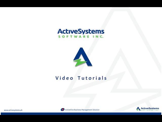 How to Setup ActiveOne 2013 Free Edition