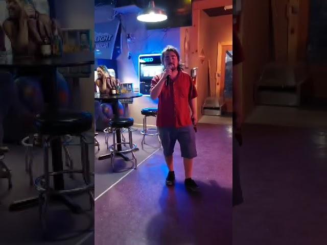 Tennessee Whiskey (karaoke) w/ pretty clean audio for being in a bar