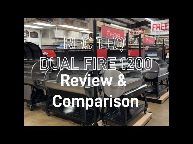 The Big Review and Comparison of Recteq Dual Fire 1200 vs Peers including Traeger Woodridge Elite