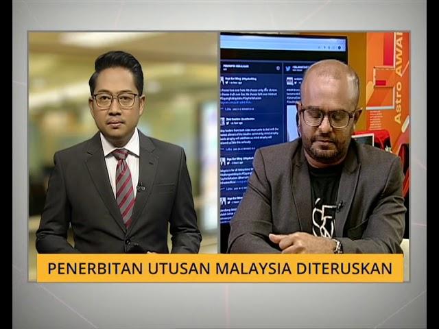 Penerbitan Utusan Malaysia diteruskan