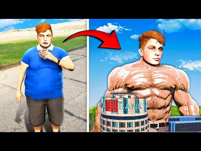 FAT vs MUSCULAR in GTA 5 RP!