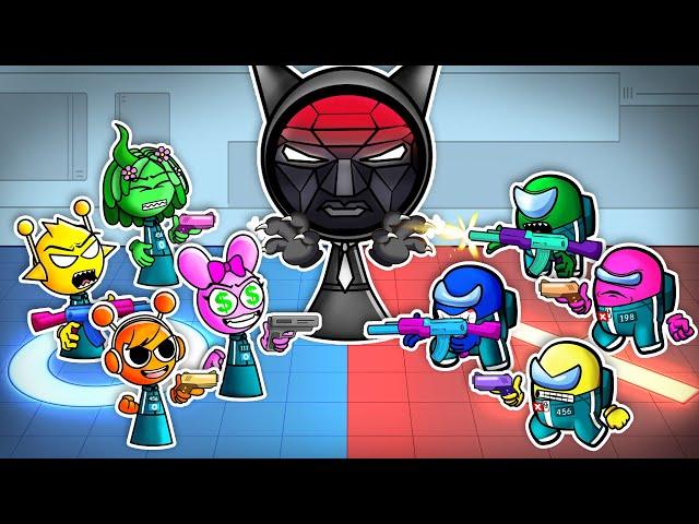 Among Us VS Sprunki - Squid game | Which team will be eliminated Among us animation