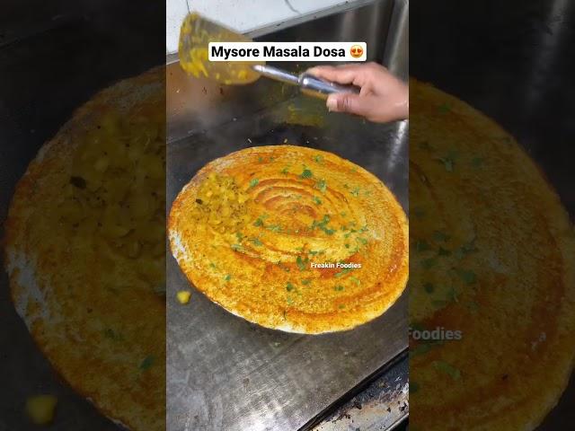 Mysore Masala Dosa  #dosa #streetfood #trending #shorts #youtubeshorts #ytshorts #viral #food