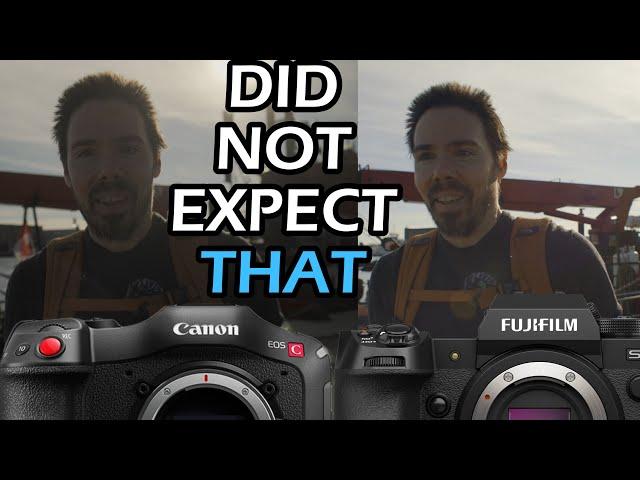 Fuji XH2s vs Canon C70 Cinema Cam Battle!