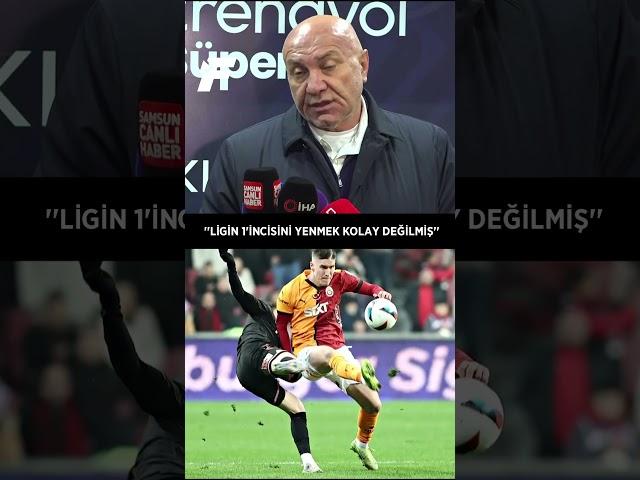 Yıldırım'dan olay açıklama:1'inciyi yenmek kolay değilmiş | #galatasaray #samsunspor #fanatik