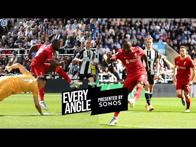 EVERY ANGLE as Naby Keita wins it Newcastle!