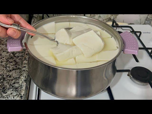 The Easiest Cheese Making At Home  - How To Make Pickled Cheese