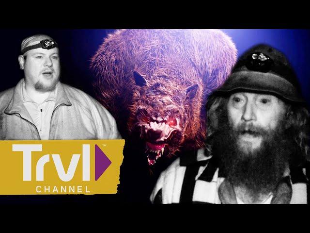 FALLING Into the Wild Bear Beast's Den | Mountain Monsters | Travel Channel