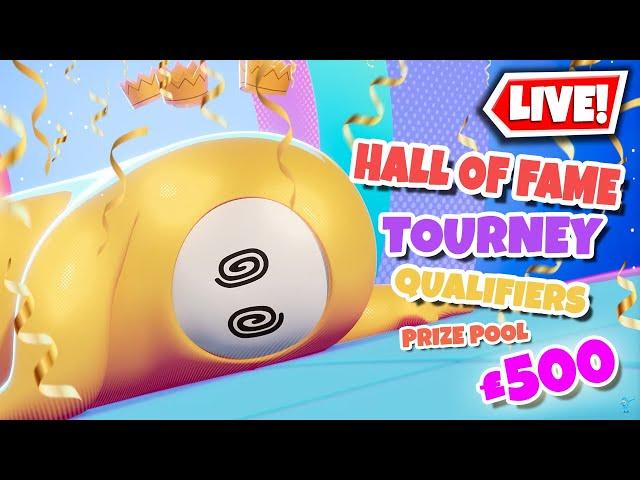 LIVE FALL GUYS RANKED HALL OF FAME CUSTOMS - TOURNEY QUALIFIERS RANK UP YOUR LEVEL NOV 3/4 !TOURNEY