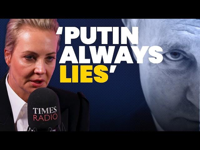 'I want to remind the world Putin always lies' | Yulia Navalnaya