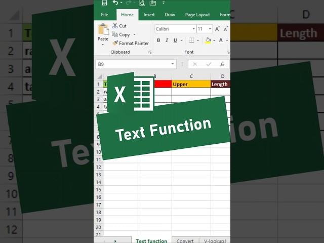 Master Text Functions in MS Excel Like a Pro! ️