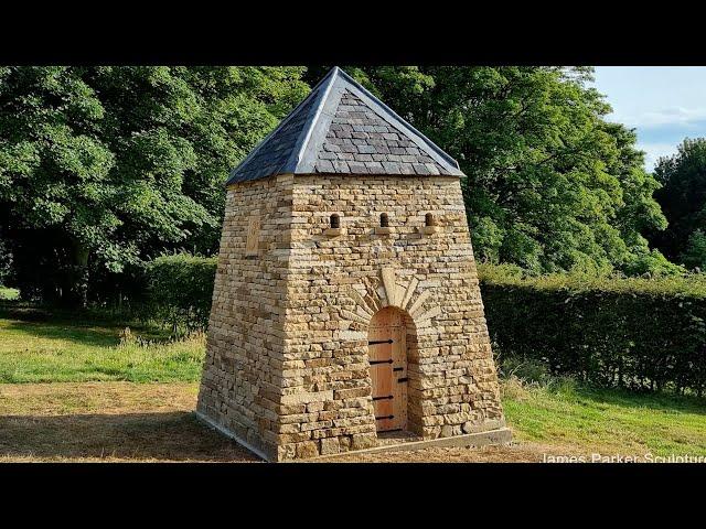 Building a Small Stone House in 59 Seconds