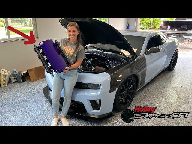 HOLLEY Mid-Rise Sniper intake install