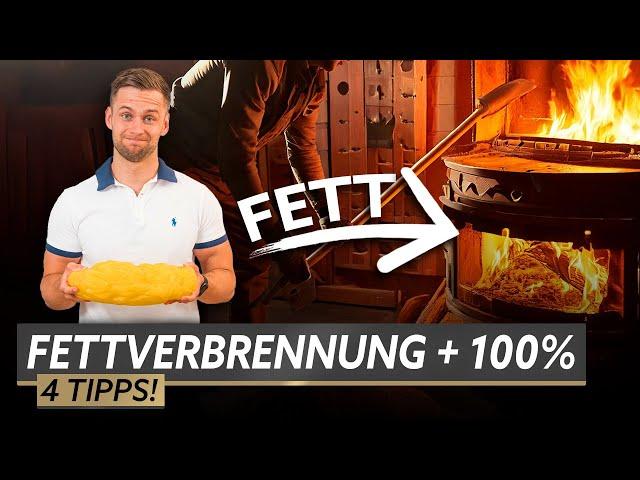 4 Tipps wie man zur Fettverbrennungsmaschine wird!