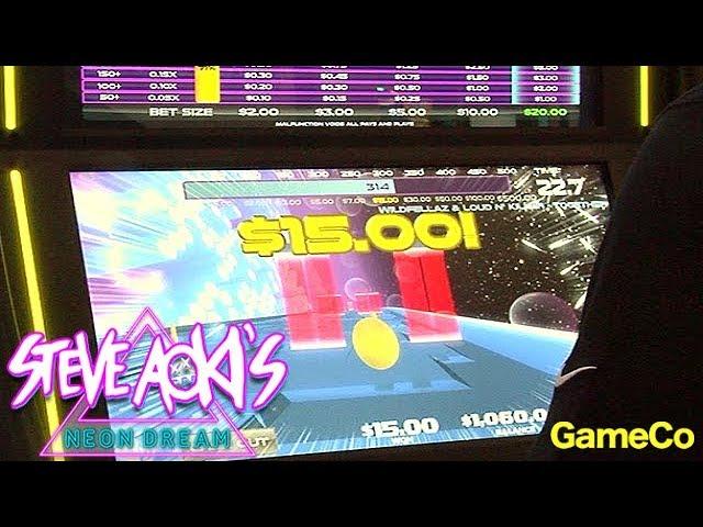 Steve Aoki's Neon Dream Casino Skill Game from GameCo