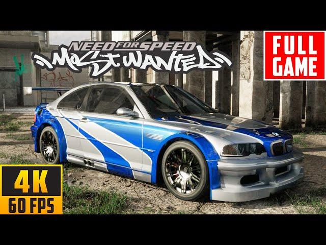 Need for Speed: Most Wanted  (2005) - Full Walkthrough Game - No Commentary (4K 60FPS)