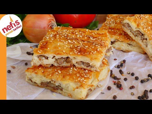 HAZIR YUFKA İLE KIYMALI BÖREK | NASIL YAPILIR ?