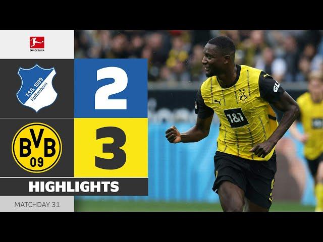 Last-Minute-Drama! | HOFFENHEIM - BORUSSIA DORTMUND | Highlights | Matchday 31 – Bundesliga 2024/25