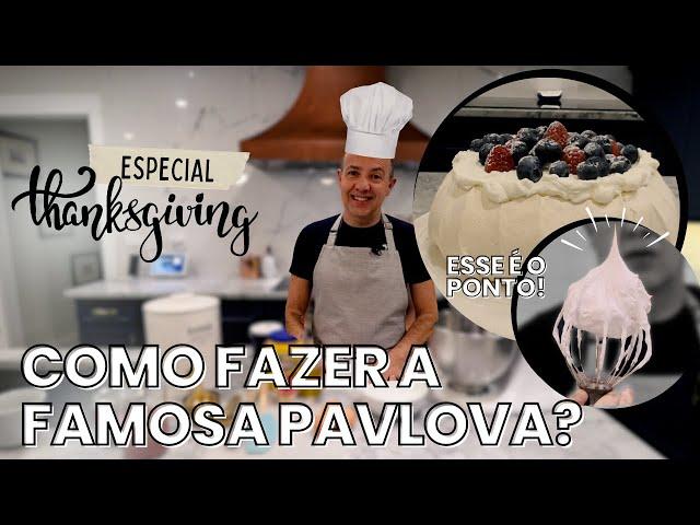 RECEITA SOBREMESA PAVLOVA | ESPECIAL THANKSGIVING