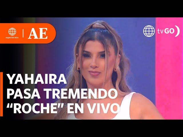 Yahaira Plasencia makes a tremendous mistake live | América Espectáculos (TODAY)