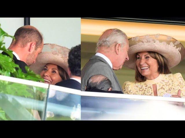 Princess Catherine’s Mom Carole Shares a Moment with Prince William and King Charles