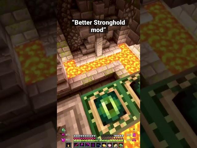 Better Stronghold mod #shorts #minecraft