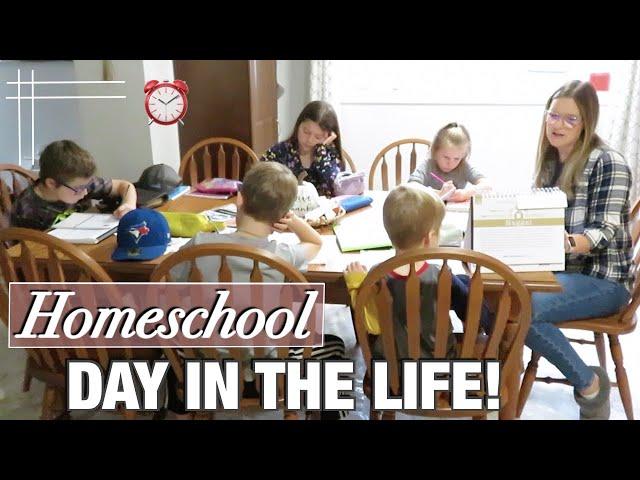 FULL HOMESCHOOL DAY IN THE LIFE! | MOM OF FIVE | A REALISTIC ROUTINE