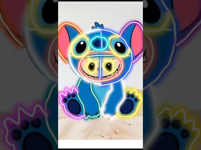 Drawing Stitch in My Style️ #art #disney #drawing
