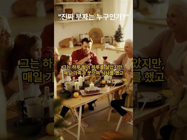 진짜 부자는 누구인가? #부자 #소유 #감사 #행복