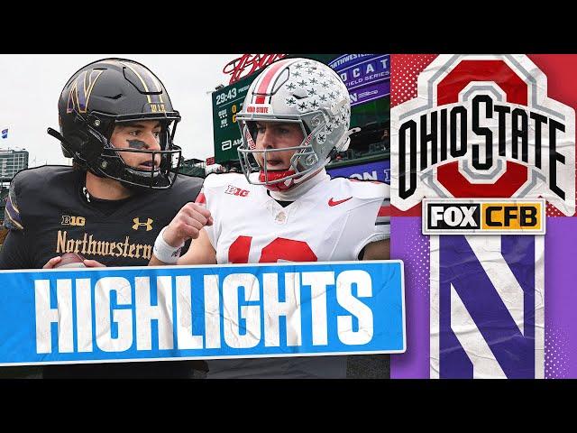 No. 2 Ohio State Buckeyes vs. Northwestern Wildcats highlights | FOX College Football